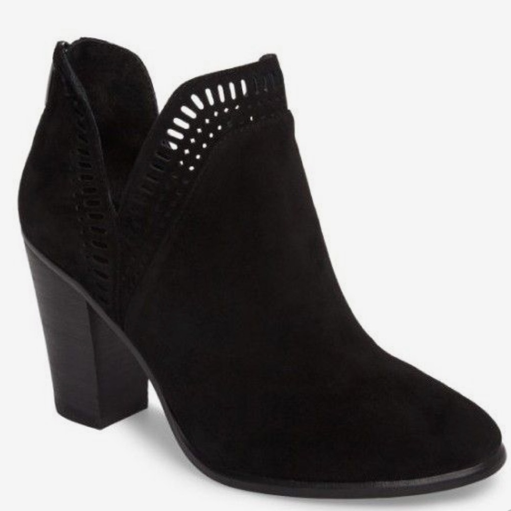 BLACK ANKLE BOOTIE SPLIT SHAFT - Picture 3 of 7